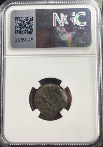 Antica moneta iberica celtica corduba 50 a.C. alata Cupido Turduli popolo NGC rara - Foto 2 di 11