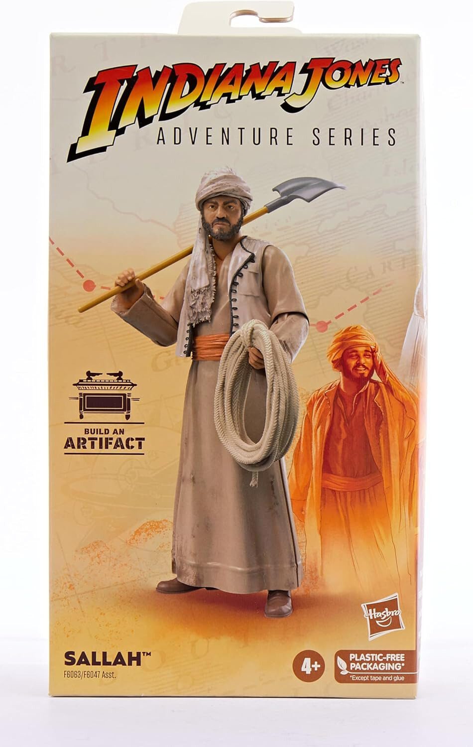 Hasbro F6063 Indiana Jones und die Jäger des verlorenen Schatzes - Sallah, 15cm