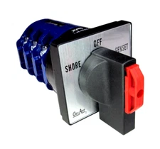 125 Amp Transfer Switch,Shore-Off-Gen Rotary Switch for RV,Motorhome,Truck,Boat