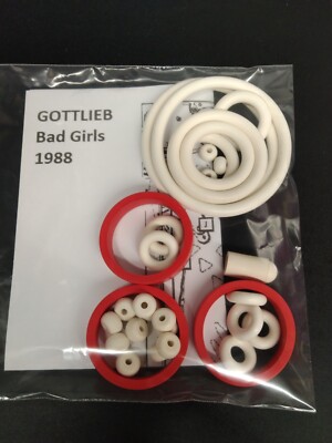 Lot De 10 élastiques/bandes Gottlieb Rouges Pour Flipper (pinball) - Silicone Premium - Neuf