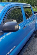 AVS Rain Guards Vent Visors In-Channel for 2005-2015 Toyota Tacoma Double Cab