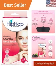 Gentle Blackhead Removal Nose Strips with Activated Charcoal - 10 Easy Steps