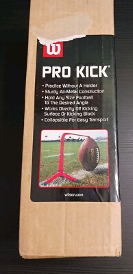 Wilson PRO KICK Football Holder steel collapsible NFL Field Goal kicker Trainer