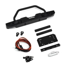NEW Powerhobby Aluminum Front Bumper w LED Lights Axial SCX10 90046