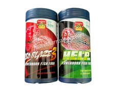 FLOWERHORN FISH FOODS - CZ AQUA RED BLAZE  HELP KOK COMBO 200G -FREE SHIPPING