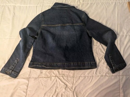 The Childrens Place Denim Youth Girl's Blue Cotton Blend Jeans Jacket Sz XXL 16 - Picture 7 of 7