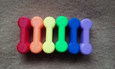 Rainbow Train track male connector LOT 6 pcs Fits wooden Brio Thomas Hape Compat