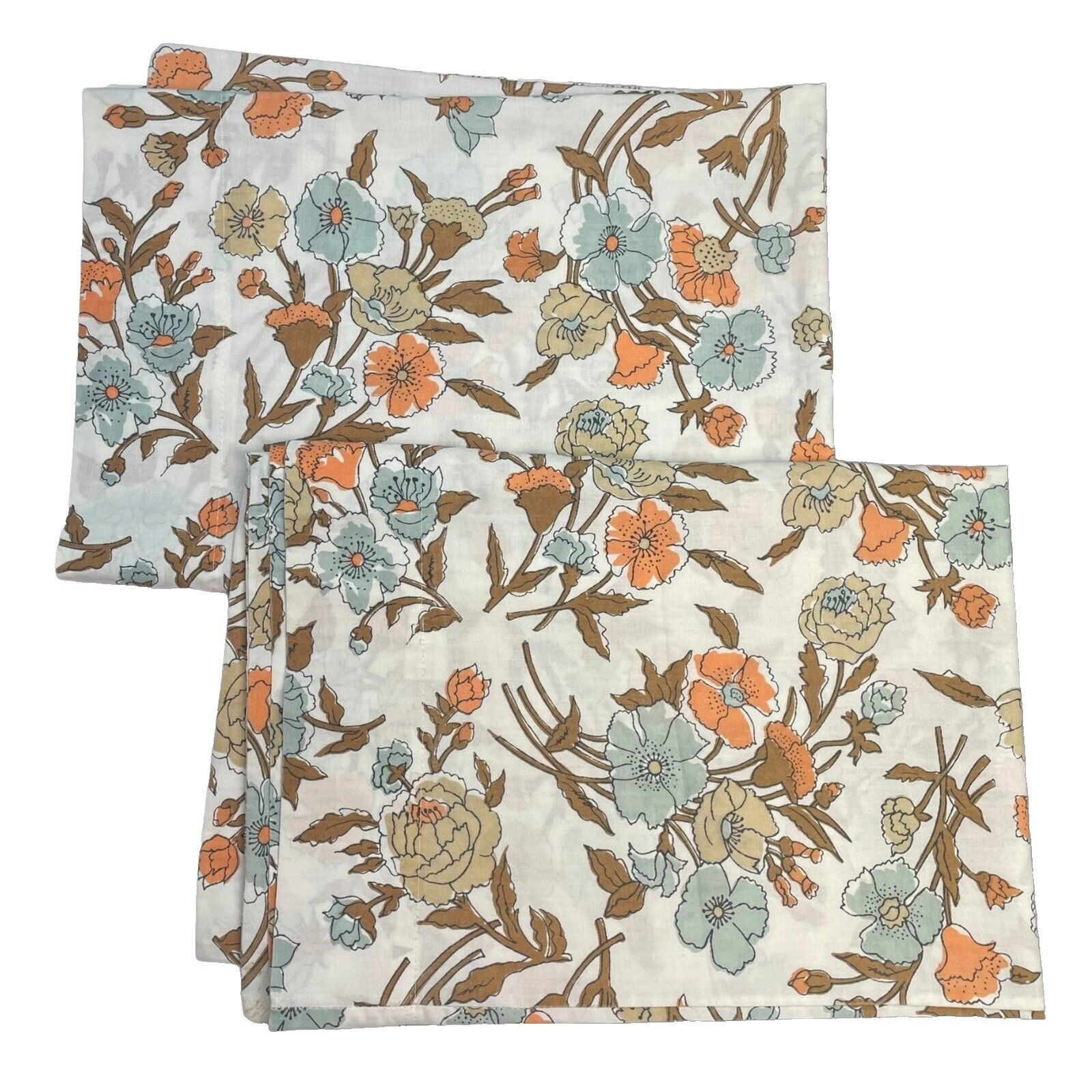 Sears Floral Pillowcases