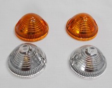 Germany Saw 1960s Vintage Nos Car Parking Turn Signal Light Beehive Set Of 4