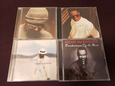 4 Brian McKnight Cd Lot U Turn + 1989 - 2002 + Evolution of A Man + S/T 