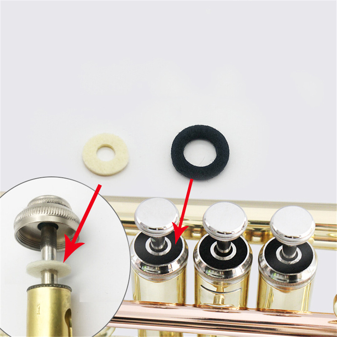 Kit De Réparation Et Entretien Pour Trompette - 14 Pièces : Valves, Ressorts, Liège, Clé à Eau, Feutre