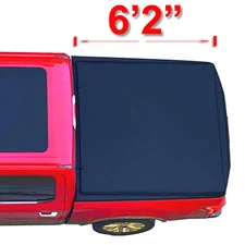 6'2" Soft Roll Up Tonneau Cover for 2015-2024 Colorado Canyon Truck Bed Cover