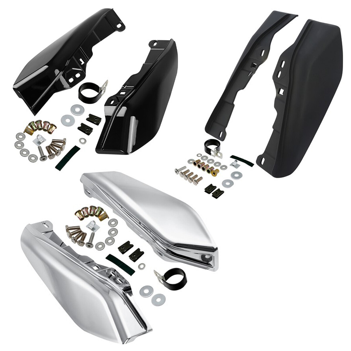 ABS Mid Frame Air Deflectors Fit For Harley Touring Street Glide