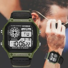 Fashion Spots Watch LED Large Digital Waterproof Multifunction Wristwatch Gift