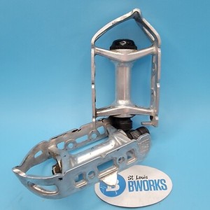 Vintage 80s MKS AR-2 Quill Pedals Flat Platform Road Touring Bike Japan  b24