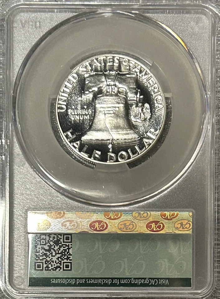 1960 Proof Franklin Half Dollar 50C CAC PR66CAM BX5-7 - Image 2 of 4