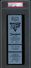 CAPTAIN EO / 1986 Disneyland Galactic Premiere Ticket Michael Jackson, PSA 8