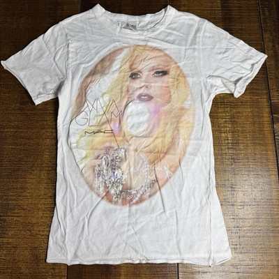 Y2K MAC Viva La Glam Lady Gaga Baby Tee Employee Exclusive