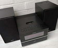 Sony CMT-BX77DBi DAB CD Micro Hi-Fi System With Speakers Working