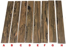 Ziricote guitar fingerboard fretboard blank choose your board! ZCF99