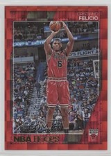 2016-17 Panini NBA Hoops Red Checkerboard 13/15 Cristiano Felicio #167 0ac