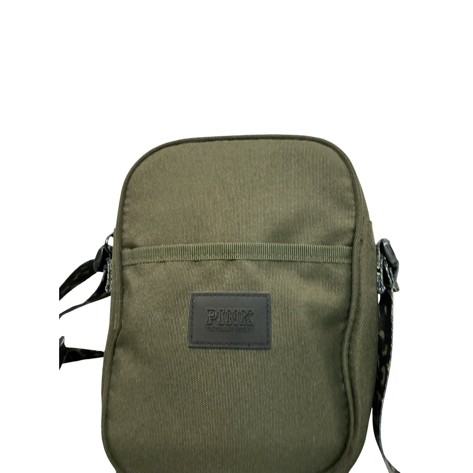 pink victoria secret Taffeta Crossbody Sports Bag Purse Olive Green Camo