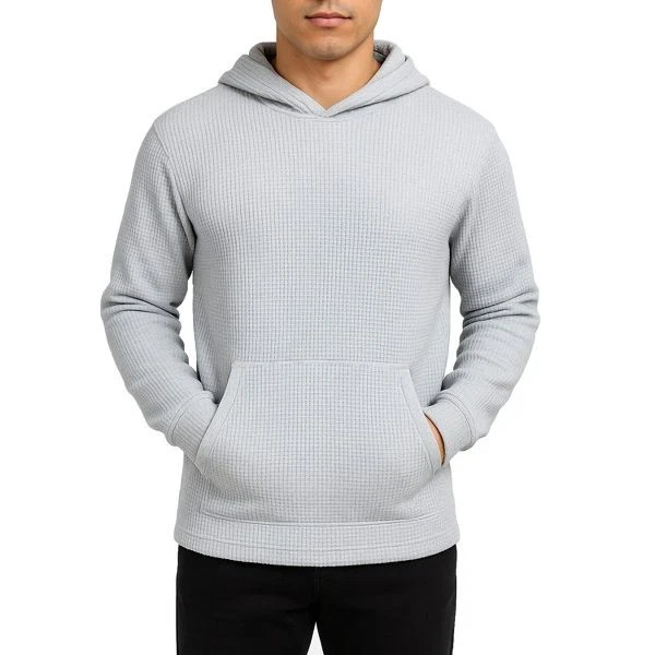 BLUE ICE MEN'S WAFFLE KNIT THERMAL PULLOVER HOODIE - SIZE: MEN L - HEATHER GRAY
Opens in a new windo