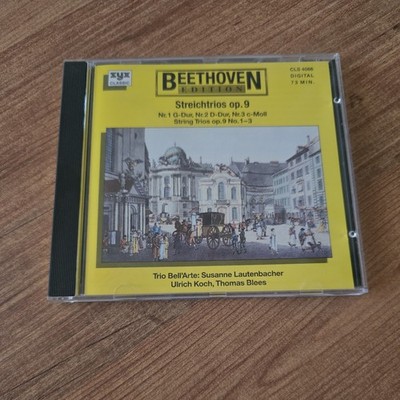 LUDWIG VAN BEETHOVEN edition streichtrios op 9 et al EX/EX (CD Album, Klassik)