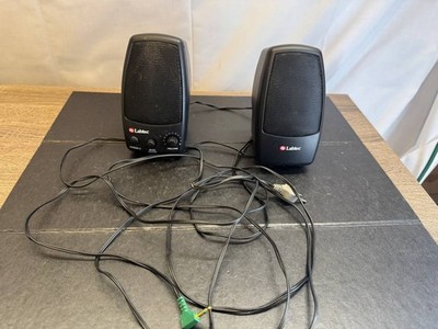 Vintage Labtec SS-100 Computer Speakers   Untested
