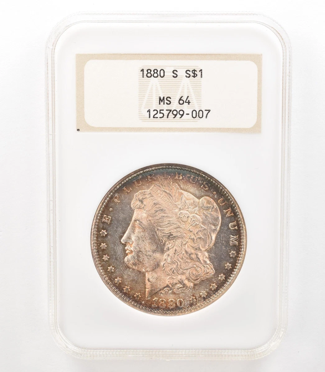 MS 64 Graded 1880 Year Morgan US Dollars (1878-1921) for sale | eBay