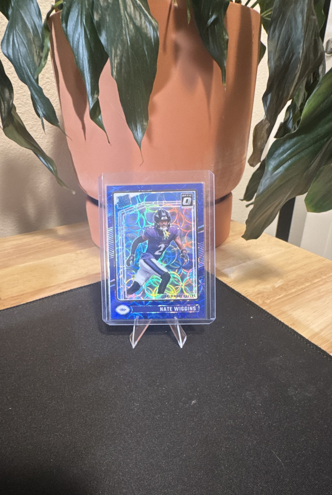 2024 Panini Donruss Optic - Rated Rookie Nate Wiggins #281 Blue Scope Prizm (RC)