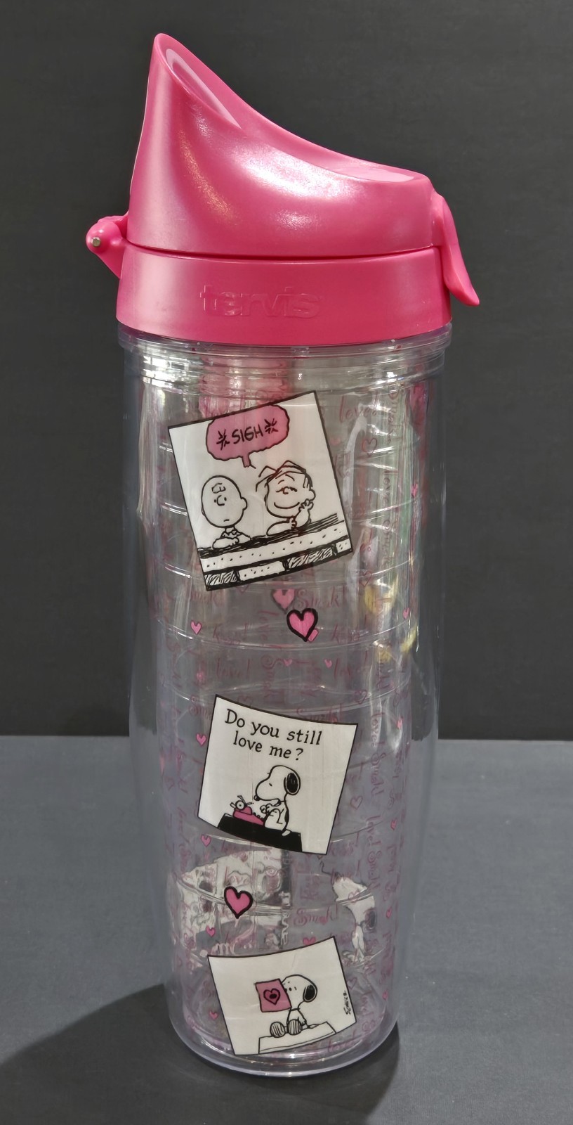 Tumbler Pink Lid Smak!