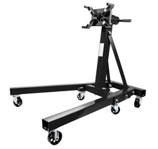 JEGS 80042 Red Engine Stand 2000 lbs Capacity 360 Degree Head Motor Stand