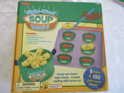 Lakeshore Learning Sight Word Soup Level 3 Reading ACTIVITY LL388 LANGUAGE BUILD