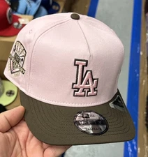 New Era Los Angeles Dodgers SnapBack Hat 9Fifty A Frame Cotton Candy Pink