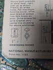 Vintage National Hardware Chain Door Fastener  V838 Made In The USA — photo 7
