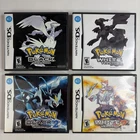 New ListingPokemon Black 1+2 White Version 1+2 AUTHENTIC In Box W Manual Nintendo DS LOT