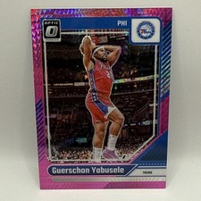 2024-25 Donruss Optic Hyper Pink Guerschon Yabusele Philadelphia 76ers #168