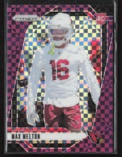 Max Melton 2024 Panini Prizm #376 Purple Power /49 Arizona Cardinals