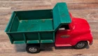 Vintage 1950s Tonka Toys Mound Metal craft Inc. Mound, Minn red green dump truck