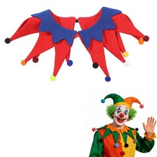 Halloween Clown Collar Mardi Gras Jester Pointed Clown Collars Carnival Collar
