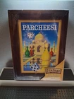 Parcheesi Vintage Game Collection Sealed Wooden Bookshelf Hasbro Milton Bradley