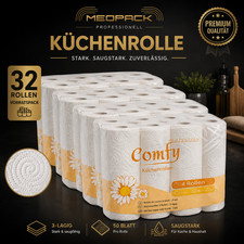 Comfy Küchenrollen 32 Rollen 3-lagig | Haush...