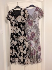 2 Hudson & Onslow Dresses UK 14 Fit and Flair Lined Excellent Floral Midi