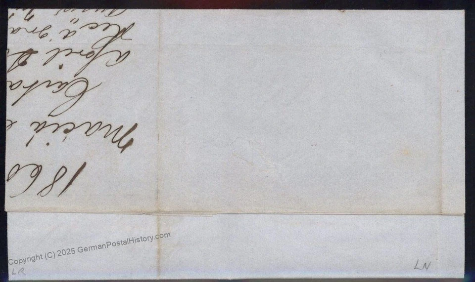 Colombia 1860 CJ Fox Aspinwall NG Nueva York Agente Reenvío Cubierta 92132 Foto 2 de 2