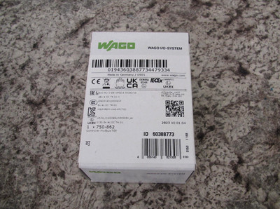 New Wago 750-862 Controller ETHERNET G4 2ETH ECO PLC Controller Modbus TCP