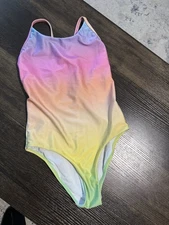 Molo Girls Rainbow Swimsuit Size 10