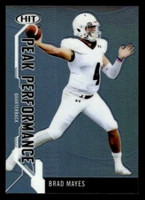 Brad Mayes 2019 SAGE HIT Peak Performance Blue #/10 #PK-BM Hawks ESE