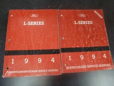 1994 Ford LTL9000 LTLA9000 LTLS9000 Truck Shop Service Repair Manual Set Diesel