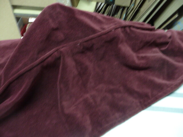 Pottery Barn Charleston Ottoman Slipcover Cordovan Velvet 37 X 25